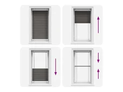 Ropa De Casa-Estor plisado 75x150 cm ancho tela 74,4 cm poliéster Negro