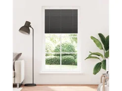 Ropa De Casa-Estor plisado 105x200 cm ancho tela 104,4cm poliéster Negro