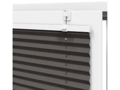Sale Estor plisado 55x150 cm ancho tela 54,4 cm poliéster Negro