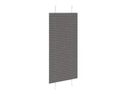 Sale Estor plisado 55x150 cm ancho tela 54,4 cm poliéster Negro