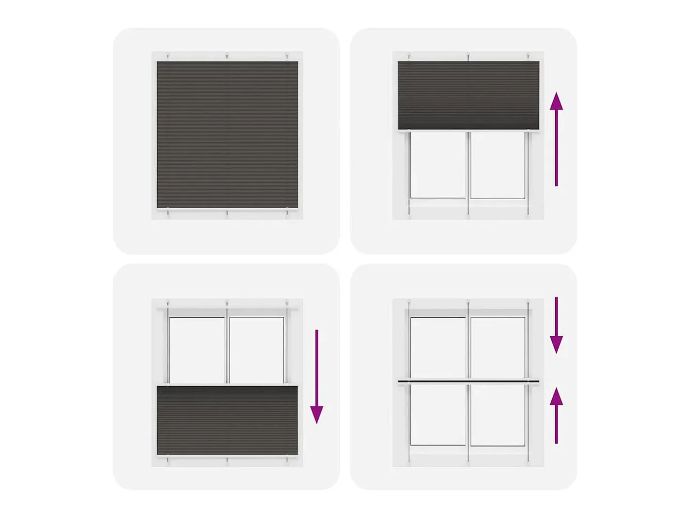 Ropa De Casa-Estor plisado 115x150 cm ancho tela 114,4 cm poliéster Negro