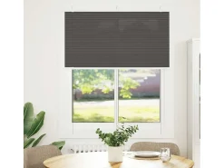 Discount Estor plisado 105x150 cm ancho tela 104,4 cm poliéster Negro