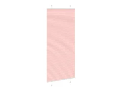 Ropa De Casa-Estor plisado 85x200 cm ancho tela 84,4 cm poliéster Rosa