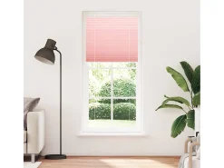 Ropa De Casa-Estor plisado 90x200 cm ancho tela 89,4 cm poliéster Rosa