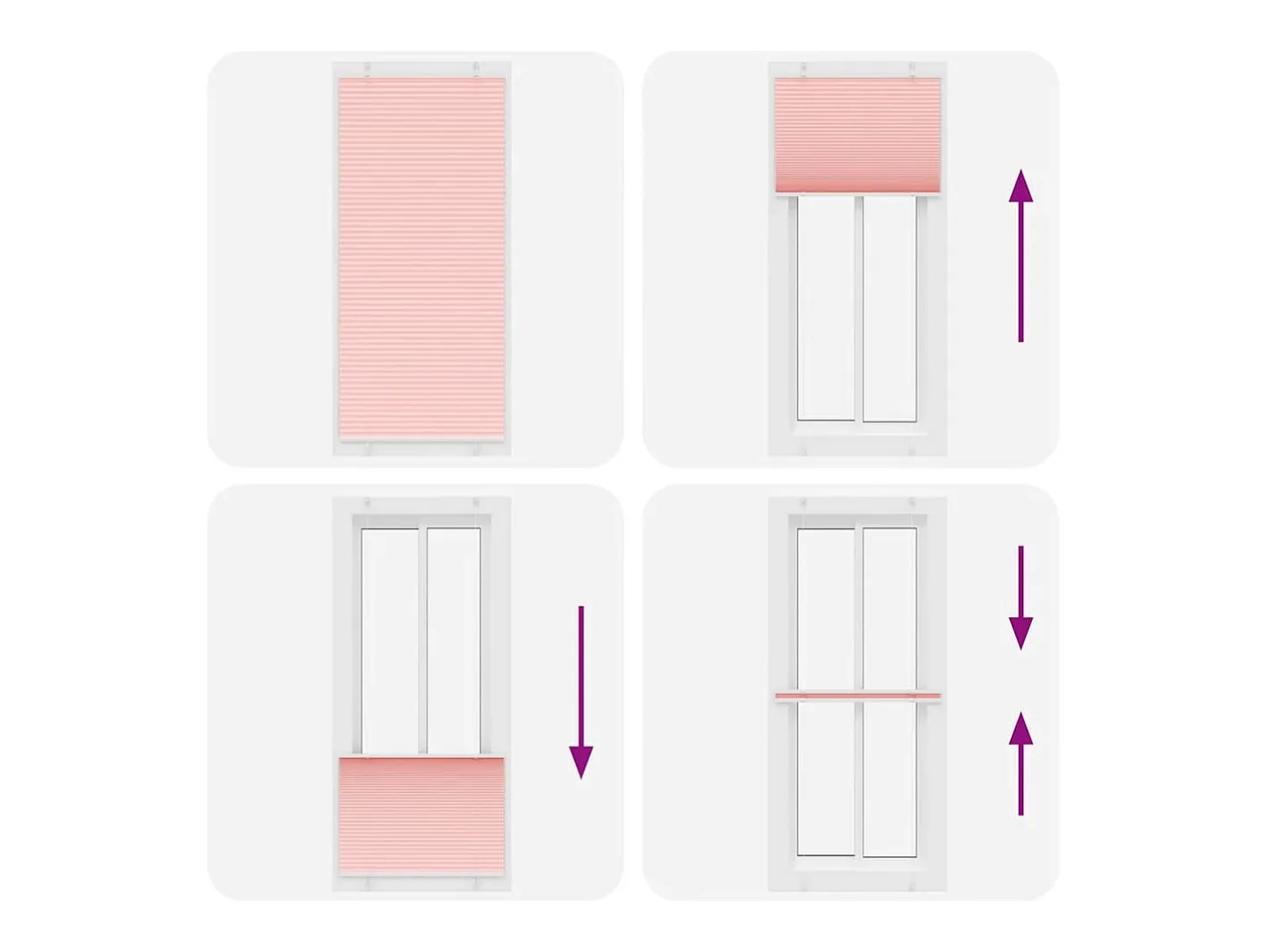 Ropa De Casa-Estor plisado 90x200 cm ancho tela 89,4 cm poliéster Rosa