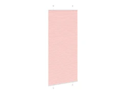 Ropa De Casa-Estor plisado 90x200 cm ancho tela 89,4 cm poliéster Rosa