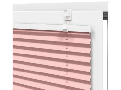 Ropa De Casa-Estor plisado 90x200 cm ancho tela 89,4 cm poliéster Rosa
