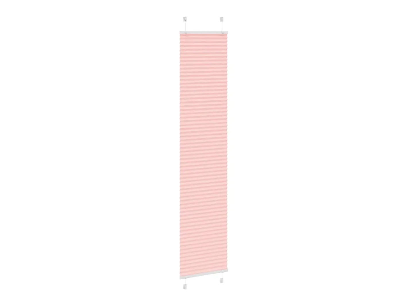 New Estor plisado 45x200 cm ancho tela 44,4 cm poliéster Rosa