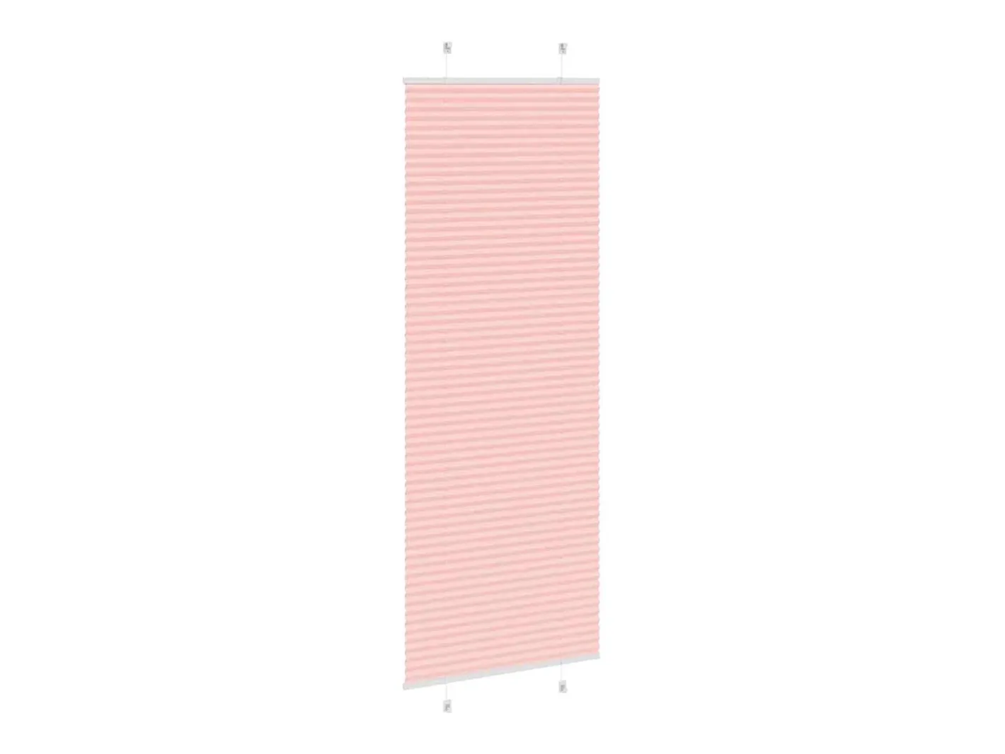 Estor plisado 80x200 cm ancho tela 79,4 cm poliéster Rosa Sale