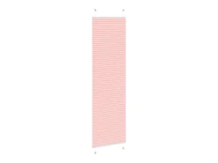 Estor plisado 60x200 cm ancho tela 59,4 cm poliéster Rosa Discount