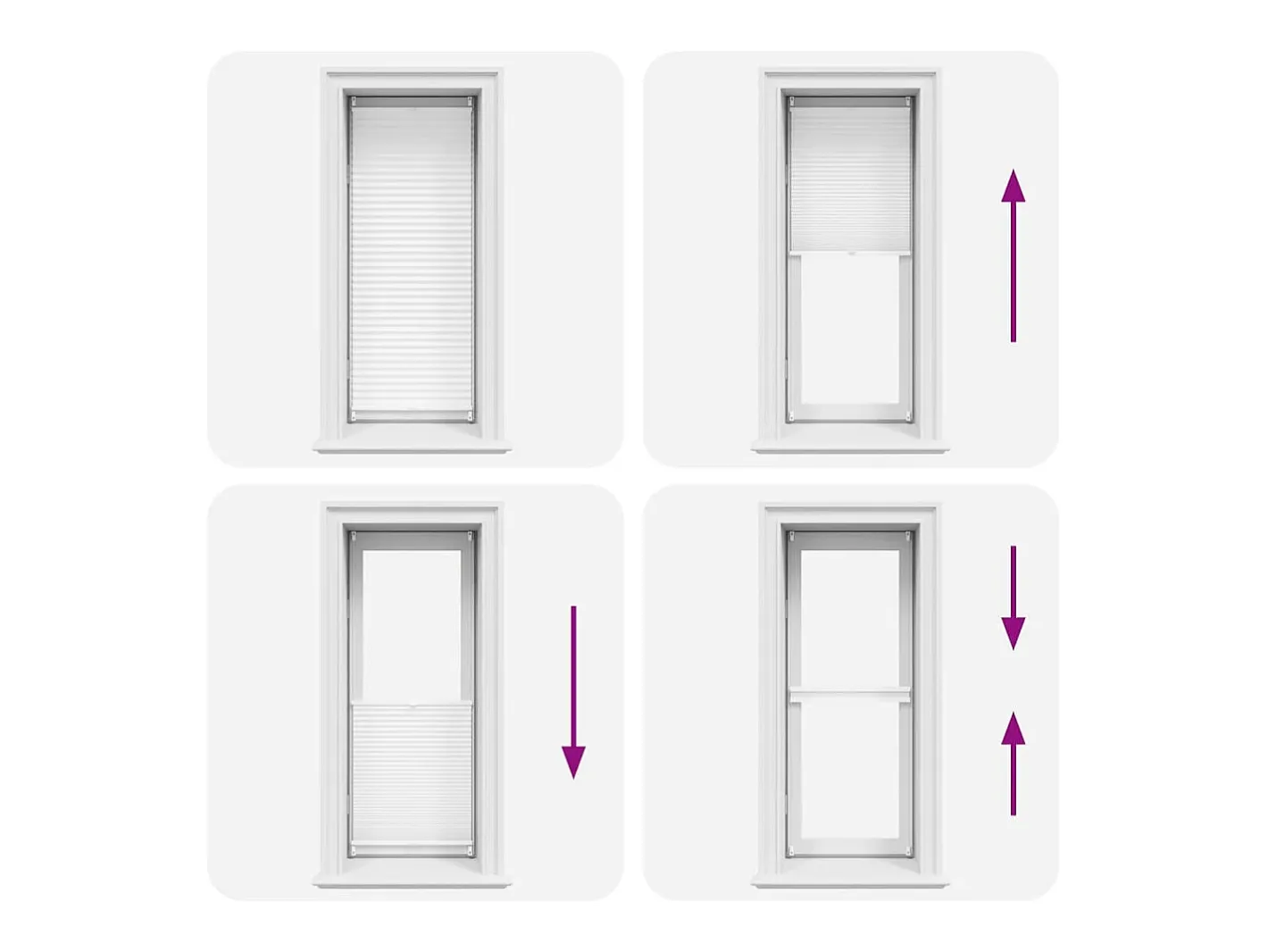 Estor plisado 40x100 cm Blanco Discount