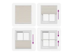Online Estor plisado 110x150 cm Crema