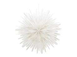 ebuy24 Estrella de Navidad Sälen con colgante de papel luminoso Ø80cm color . Blanco New