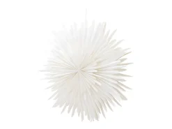 ebuy24 Estrella de Navidad Sälen con colgante de papel luminoso Ø80cm color . Blanco New