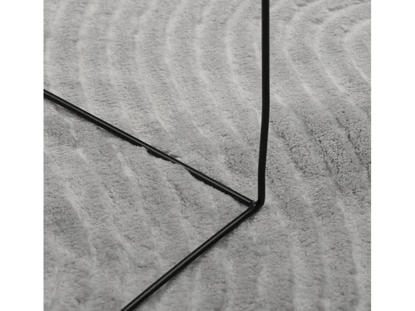 Garden Furniture Alfombra De Salón-Everlyn Alfombra de pelo corto look escandinavo IZA 140x200 cm Gris