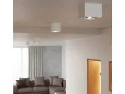 Sollux Lighting Plafón-Faretti da parete in ceramica da superficie bianca GU10/ES111 Lámpara de pared Downlights de cerámica de montaje en superficie GU10 / ES111 Blanco