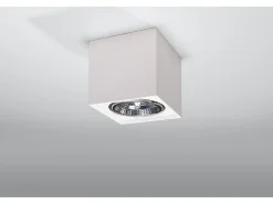 Sollux Lighting Plafón-Faretti da parete in ceramica da superficie bianca GU10/ES111 Lámpara de pared Downlights de cerámica de montaje en superficie GU10 / ES111 Blanco