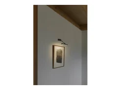 Outlet Faro Barcelona - Lámpara de pared Magritte 300, LED de 6 W, 3000 K, regulable, para cuadros, 380 lm, níquel Amarillo