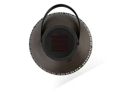 7H SEVENON Iluminación Exterior-Farol Solar LED Exterior Redondo Marrón 3000K 7hSevenOn Outdoor Marru00f3n