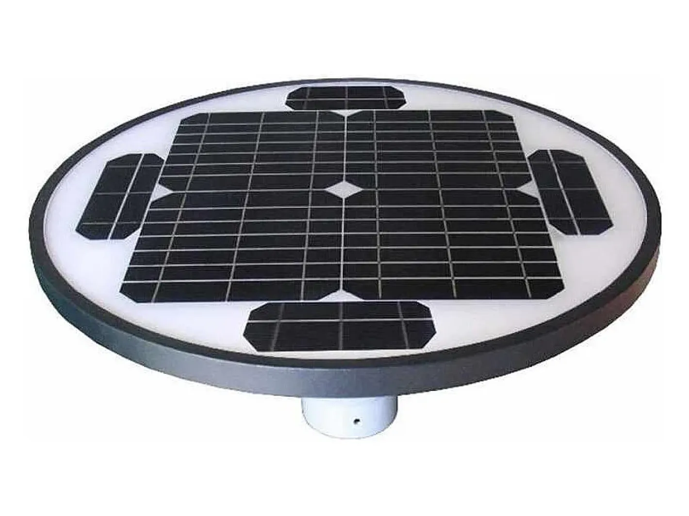 AHD Farola Led Solar Fotovoltaica Jardín Parque Square Multicolor Best