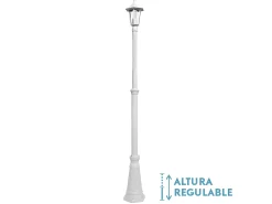 AKUNADECOR Farola Para Exterior En Aluminio Auriga 1 Luz, Acabado Blanco Online