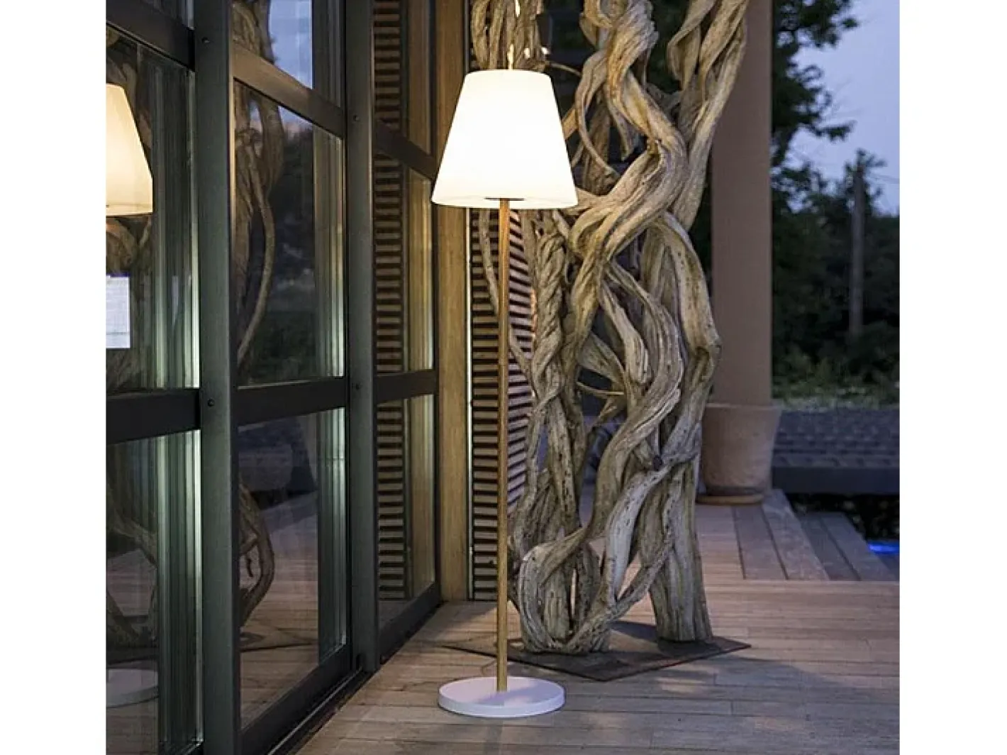 Best Lumisky farola solar H150CM WOOD Beige