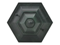 Online Farolas de jardín aluminio oscuro E27 110 cm 6 unidades ES560014 Verde