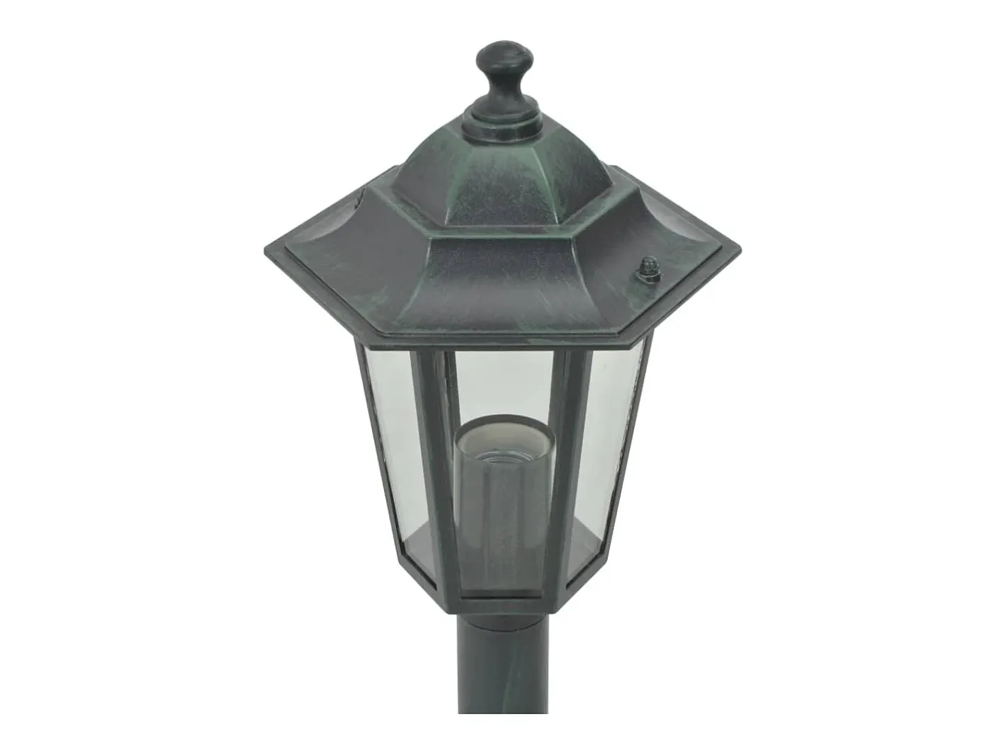 Online Farolas de jardín aluminio oscuro E27 110 cm 6 unidades ES560014 Verde