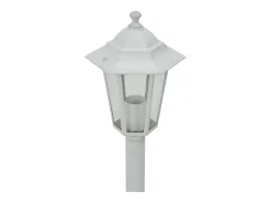 Online Farolas de jardín aluminio blancas E27 110 cm 6 unidades ES195712 Blanco