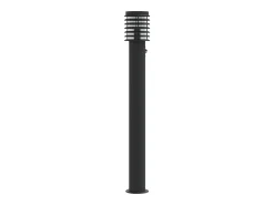 Discount Helloshop26 Farolas y sensores para exterior 3 piezas acero inoxidable negro 02_0042575 Gris
