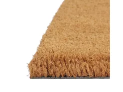 Felpudo de fibra de coco natural 65x100 cm ES381653 Marru00f3n Outlet