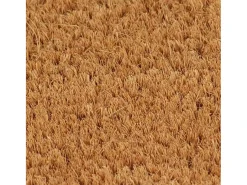 Felpudo de fibra de coco natural 65x100 cm ES346615 Marru00f3n