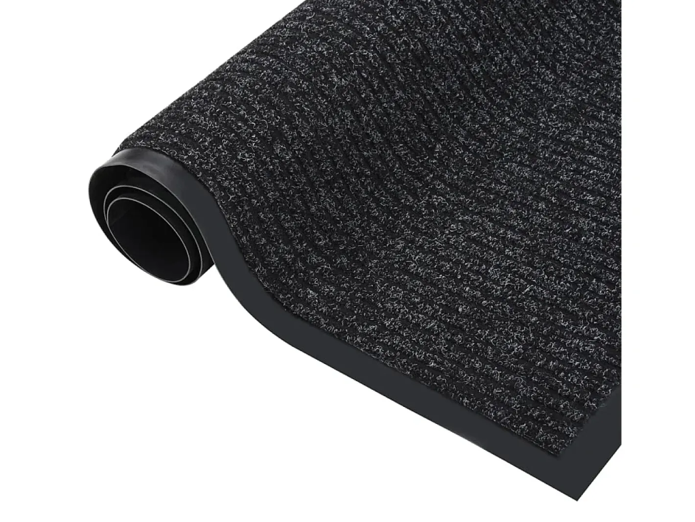 Felpudo-Felpudo de rayas 80x120 cm ES217755 Gris antracita