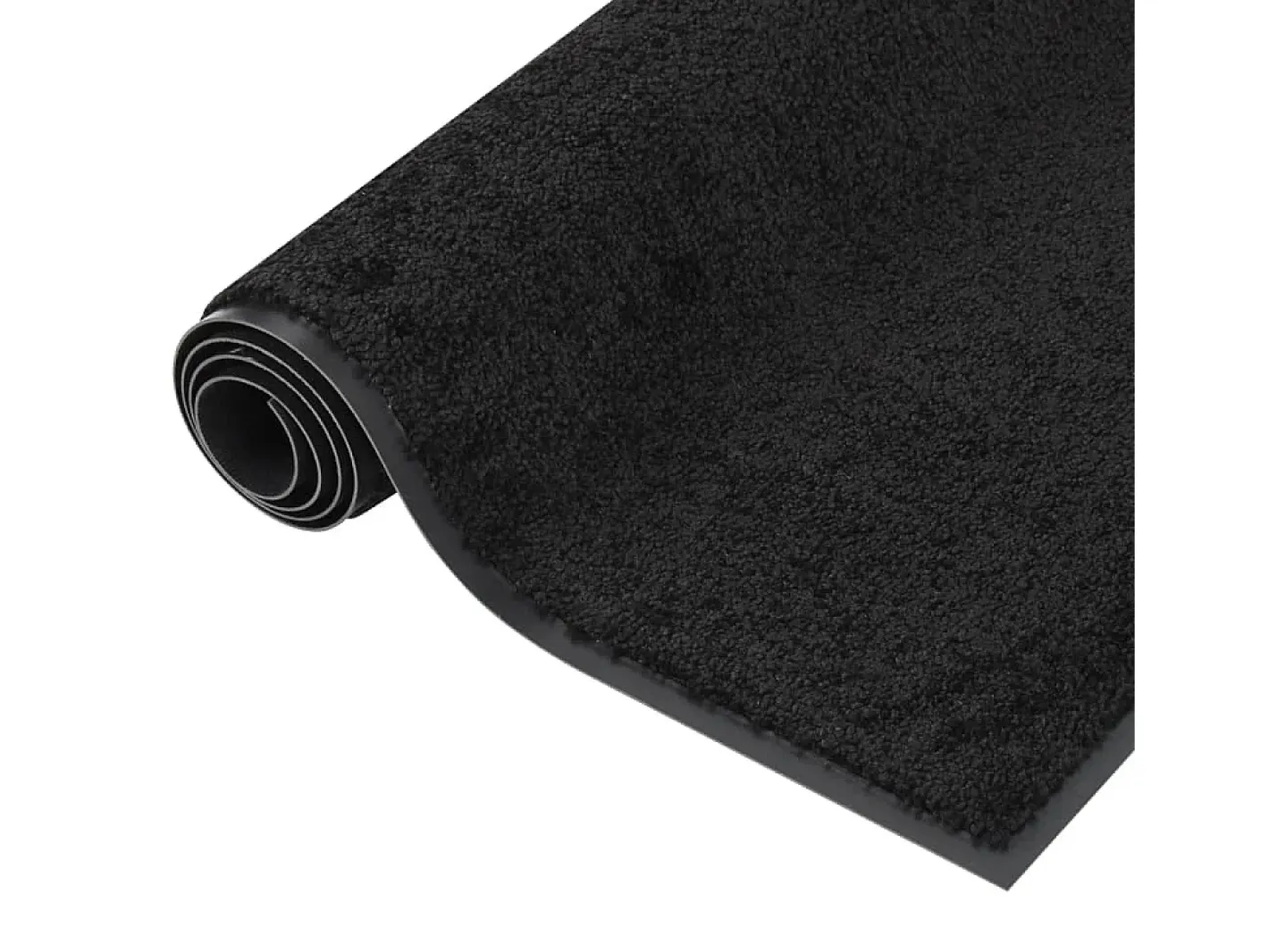 Felpudo de rayas 60x80 cm ES890091 Negro Discount