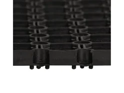 Felpudo-Felpudo rectangular de goma 40x60 cm ES962253 Negro