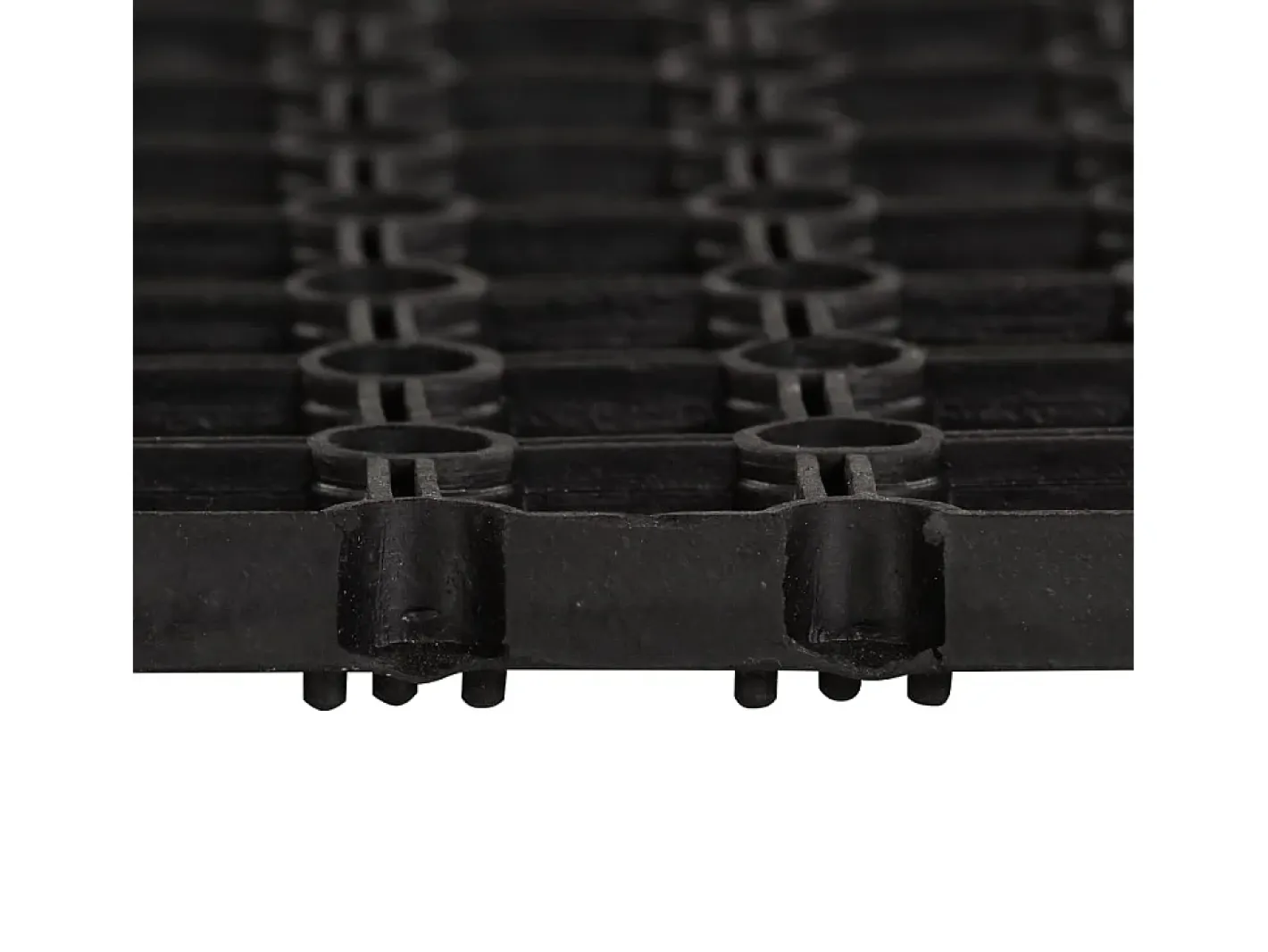 Felpudo-Felpudo rectangular de goma 40x60 cm ES962253 Negro