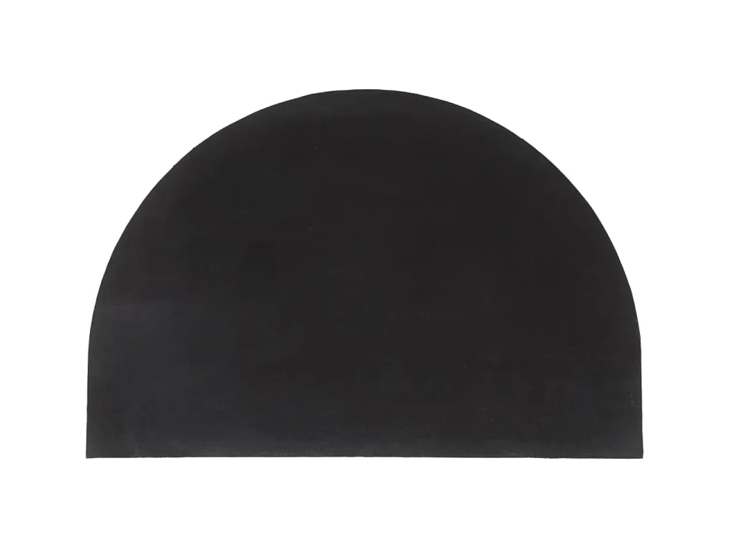 Felpudo-Felpudo semicircular de fibra de coco natural 60x90 cm ES786191 Marru00f3n