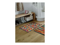 Online Felpudo 50x75 tejido estampado geométrico MIKADOTS Multicolor