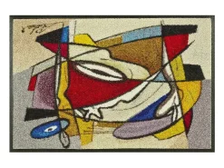 Felpudo 50x75 tejido estampado abstracto STEADY Multicolor Discount