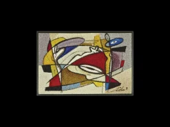 Felpudo 50x75 tejido estampado abstracto STEADY Multicolor Discount