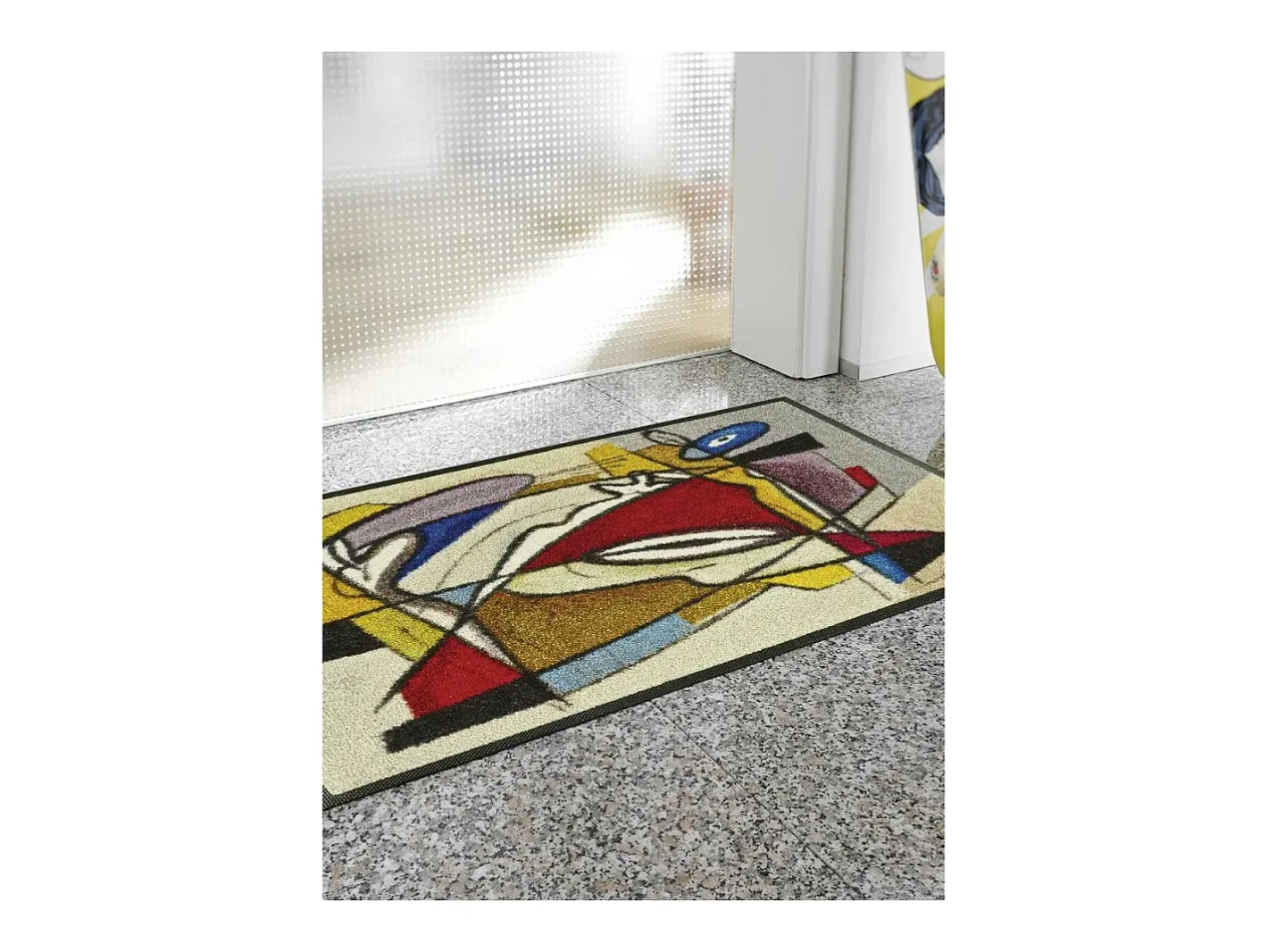 Felpudo 50x75 tejido estampado abstracto STEADY Multicolor Discount