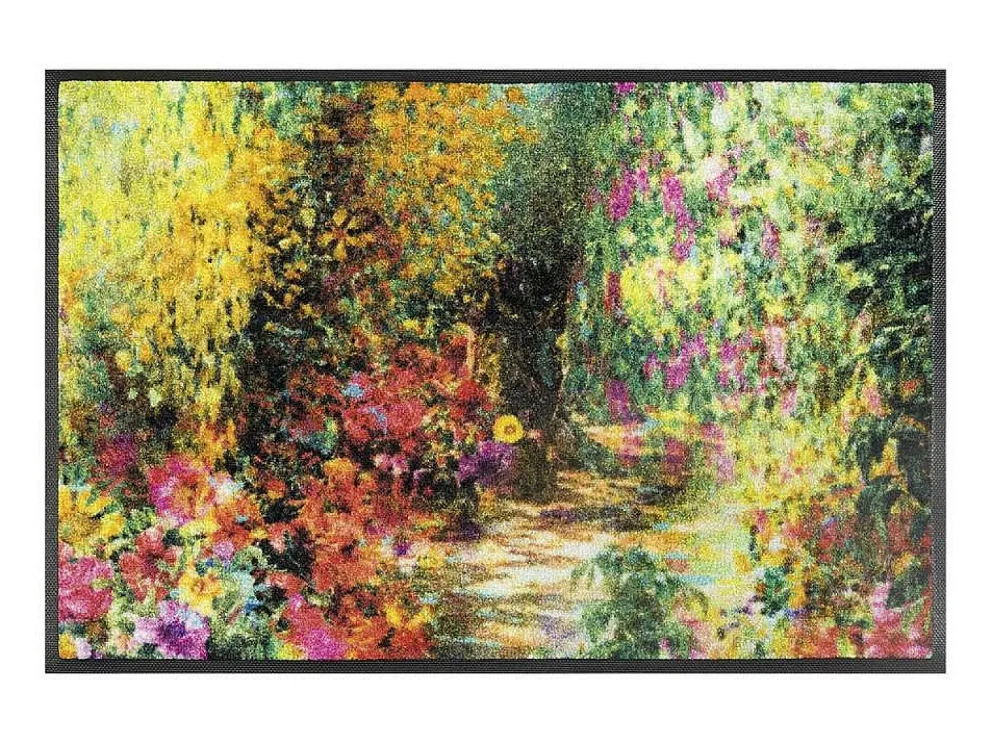 Felpudo 75x190 tejido estampado abstracto PRIMAVERA Multicolor Hot