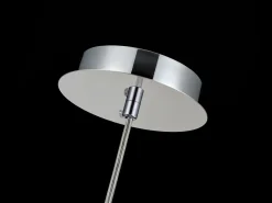 Maytoni Fermi Lámpara Colgante de Techo Dome Níquel y Cristal, 1 Luz, E27 Gris Clearance