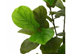 Planta Artificial-Ficus artificial 48 hojas 165 cm Verde
