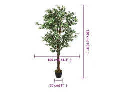 Sale Ficus artificial 1008 hojas 180 cm Verde