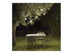 Ideal Lux Iluminación Exterior-FIESTA SP10, Collar Iluminador para Exteriores, Negro