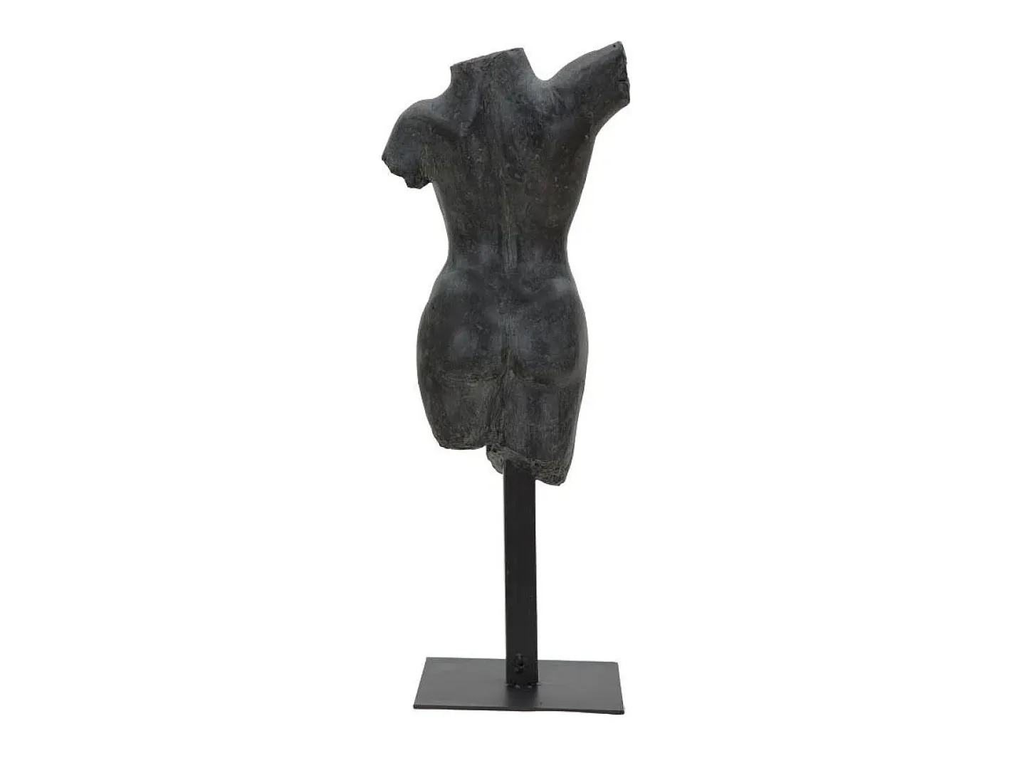 Discount Figura decorativa busto mujer de resina negra Afrodite Negro