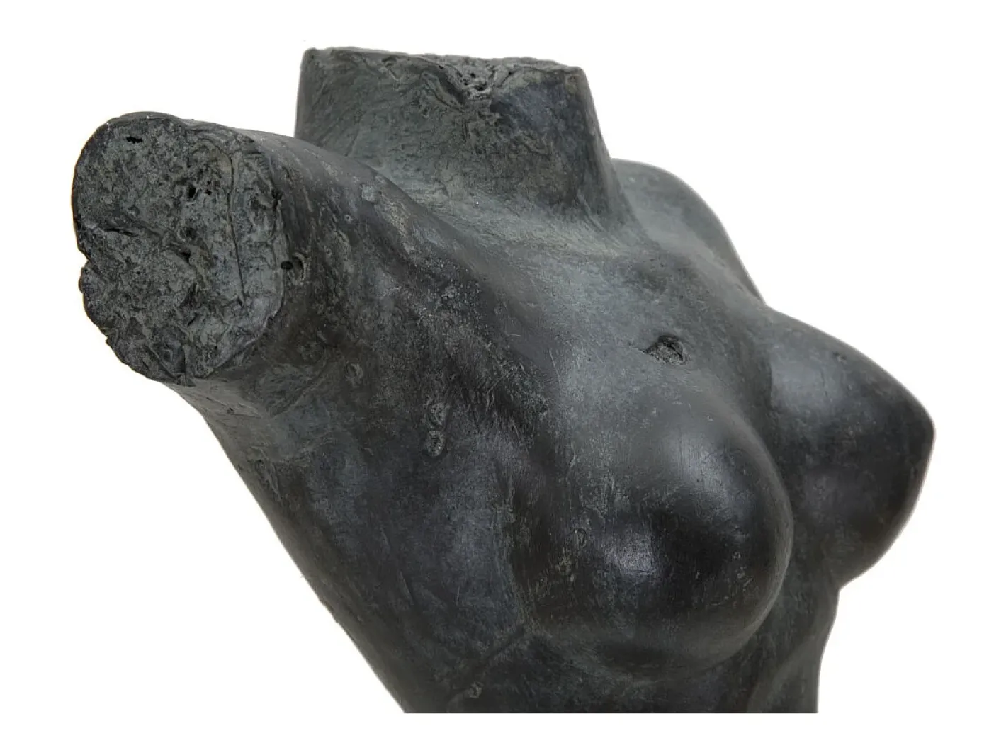 Discount Figura decorativa busto mujer de resina negra Afrodite Negro