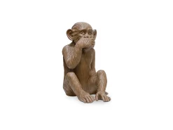 ICONIK INTERIOR Figura Decorativa de Diseño - Mono Mudo - Sapiens Marru00f3n Hot
