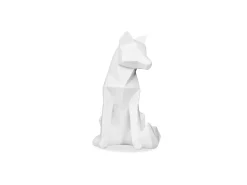ICONIK INTERIOR Estatua-Figura Decorativa Zorro - Mate - Foox Blanco